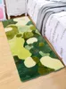 Carpet 3D Stereo Moss Area Rug for Living Room Green Moss Carpet Bedroom Bedside Floor Mat Anti-slip Modern Shaggy Rugs Home Decor 230616