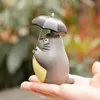 Figuras de juguete de acción 1 piezas Película de anime Mi vecino Totoro Figura de acción Juguete Hayao Miyazaki Mini Jardín PVC Figuras de acción Juguetes Regalo de cumpleaños para niños 230616