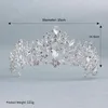 Haarspangen Gold Silber Farbe Tiaras und Kronen für Hochzeit Braut Party Kristall Perlen Diademe Strass Kopfschmuck Modeaccessoires