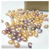 Pearl Intense Flawless Natural Beads For Jewelry Making Authentic Freshwater Pearls Oval Loose Bead Diy 611Mm Wholesale Drop Delivery Dhl9I