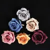 Dried Flowers 30pcs Artificial Silk Roses Head Christmas Decorations for Home Wedding Decorative Plants Wreaths Bridal Accessories