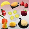 Выпечка плесени Meibum durian Pitaya Tangerine Apple Design Fruit Mousse Lemon Gear Инструменты для кондитерских изделий десерт Силиконовые формы торта 230616