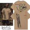 2023 MENS T-Shirt Travis Mocha Sneaker Match Sail Sail Astroworld Cotton Graphic T Shirt = RXR9