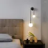 Applique murale moderne Led cuivre lampes en verre pour salon chevet Loft décor éclairage nordique maison salle de bain miroir lumières