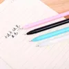 4 pçs/lote Caneta Gel em Forma de Desenho Animado Bonita Tinta Preta Para Crianças Escolares Escrevendo Ferramentas Estacionárias Material de Escritório