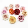 Gedroogde bloemen Kunstzijde Rozen Woondecoratie Accessoires Bruiloft Plakboek Bonbondoos Arrangement Diy Broche Kerstmis