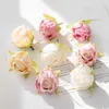 Torkade blommor 100st konstgjorda te för bröllop dekorativa julkransar hem dekorationer diy gåvor lådor hantverk silk ros