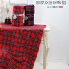 Blanket 160X130cm thick thermal sofa throw blanket red scotch couch decorative blanket soft fleece throw blanket R230616