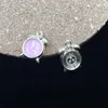 Anhänger Halsketten 10 Stück 12/12 mm Öltropfen-Charms, vergoldet, Emaille, Metall, Vintage-Uhr-Form, Armband, Halskette, Ohrring-Anhänger