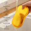 Sponges Scouring Pads 5 10PCS Kitchen Cleaning Sponge for Dish Non Scratch Microfiber Scrubber Home Pot Pan Washer 230617