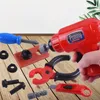 Tools Workshop Kids Tool Set Children Toys Simulation Pretend Play Role Screwdriver Drill for Toddlers Boys Girls 3 Years Old 230617