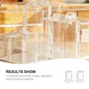 Present Wrap 2 PCS Cake Box Muffins Dome Clear Carrier Cupcake Container Transparenta lådor Bakerin dessert containrar Packing bakning