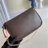 Women Luxurys Designers Bags Shoulder Bag Mini Handbags Pochette Accessories Crossbody Wallet Womens Purses Card Holder Messenger Purse N58009