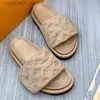 Slippers Designer slipper luxury sandal men women shoes Pool Pillow Comfort Embossed Mules copper triple black pink ivory summer fashion slides beac T230706