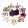 Getrocknete Blumen, 30 Stück, künstliche Seidenrosenköpfe, Weihnachtsdekorationen für Zuhause, Hochzeit, Brautaccessoires, Ausverkauf, Girlandenmaterial