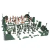 Action-Spielzeugfiguren, Militärspielzeugsoldat aus dem Zweiten Weltkrieg, Modell 130 Teile, 4 cm, speziell vorbereitet für Kinder mit militärischem Hobby, Kinder-Geschenkpakete 230616