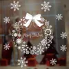 Nowa tapeta noworoczna szklane naklejki okienne świąteczne płatek śniegu elektrostatyczne dekoracja okna naklejka