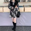 Chemisiers pour femmes mode Streetwear imprimé chemise ample vêtements pour femmes simple boutonnage printemps automne coréen à manches longues décontracté