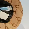 Sombrero de cubo de lona Unisex Mujer Hombre Letras grandes Diseñadores de lujo Gorras Circunferencia de la cabeza 57 Cm Bonnet Beanie Nuevas llegadas