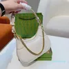 Luxo hobo underarm sacos feminino bolsa de ombro moda corrente carteira designer bolsas senhora bolsas carta ouro