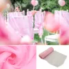 SASHES 25 st Organza Sheer Fabric Chair Sash Wedding Chnot Bow Decoration El Party Banket Event Dekoration Stol Ribbon 230616