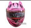 Motorhelmen 2023 Roze Helm ABS Top Materiaal Capacete Motocross Unisex Motorbike ECE Goedgekeurd Voor Dames