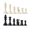 Gry szachowe Wysokiej jakości szachy King High 97mm 77 mm 64 mm Ajedrez Medieval Chess Set No Chessboard 32 Szachy Zabawki Dzieciowe Gra 230617