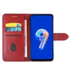 Capa carteira de couro para telefone ASUS ROG Phone 5 ZenFone 8 9 ZS590KS Flip Cover Wallet Cases para celular com porta cartão