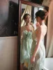 Kvinnors sömnkläder Sexig underkläder Nighties för kvinnor V-ringning Backless Sleeping Dress Lace Sling Nightgown Night
