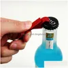 Öppnar Portable Beer Bottle Opener Keychain Mini Pocket Aluminium Alloy Beverage Party Favor Gifts Drop Delivery Home Garden Dhzdn