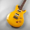 Electric guitar, mahogany, RPS, yellow tiger pattern, silver accessories, quick package