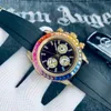 23ss Orologio Trusty Orologi da uomo Rainbow 40mm Orologi movimento automatico 2813 Acciaio inossidabile Orologi da donna Desinger Orologio da uomo Con documenti di scatola Orologio di lusso