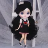 Куклы ICY DBS Blyth Doll Резные губы Лицо Белая кожа Сустав тела 16 BJD Специальная цена OB24 Игрушка в подарок 230616