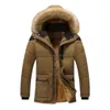 Men'S Down Parkas Bontkraag Capuchon Men Winter Jas Fashion Warm Wool Liner Man And Winddicht Male Parka Casaco M 5Xl Drop Deliver Dh2H6