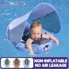 Sable jouer à l'eau amusant Mambobaby bébé piscine flotteur tapis noir pour bébé bouée de natation non gonflable avec parasol jouets de plage 3 24 mois 230617