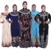 Ethic Clothing Dyspons Wysyłaj losową sukienkę muzułmańską Hidżab Ramadan Zestaw Arab Arab Dubai Head Scarfar Long Robe Islamic Party Suknia Calico Robe 230616