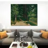 Handmade Artwork on Canvas The Driveway at The Jas De Bouffan Paul Cezanne Painting Countryside Landscapes Office Studio Decor