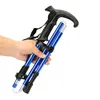 Trekking Poles Climbing Stick Folding Hiking Pole Mountaineering Walking Telescopic Cane Elderly Camping Accessories 230617