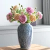 Decorative Flowers 1pcs European Style Living Room Decoration Home Simulation Flower Ornaments Accessories Women Men Birthday Gift