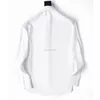 Мужские рубашки дизайнеры Mens Mens Business Fashion Crassic Classic Brind Brands Men Spring Slim Fit Chemises de Marque Cl Dhro5