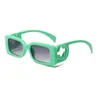 مصمم فاخر نظارة شمسية للنساء الرجال نظارات براندج النظارات الأزياء النمر UV400 مع مربع إطار سفر الشاطئ