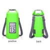 Sacos ao ar livre Mochila à prova d'água 25101530L Dry Bag Pack Saco Flutuante Natação Vela Barco Água PVC Drifting Rafting 230617