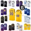 Custom Printed New Basketball Jerseys 28 Rui Hachimura 2 Jarred Vanderbilt Cole Swider Davon Reed Max Christie Wenyen Gabriel Dennis Schroder 6 patch