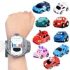 ElectricRC Car Mini Watch Control Car Cute RC Gesture Avtagbar handledsband tecknad laddningsbar legering Små bil Julbarn Toys For Boys 230616