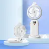 Electric Fans USB Spray Refrigeration Hanging Neck Digital Display Spray Portable Small Electric Air