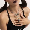 Chains Love Wing Necklace Female Trend Hip-hop Punk Sword-shaped Sweater Chain Jewelry