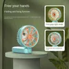 Electric Fans Summer Appliances Mini Fans Night Light Usb Rechargeable Portable Outdoor Travel Pocket