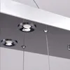 Lâmpadas pingente lustre de cristal moderno para sala de jantar luz design ondulado led suspensão lâmpada decoração ilha cozinha luminária suspensa