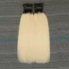 Haar-Bulks, natürliche tiefschwarze braune Farbe, Cabelo Loiro Vietnamita Blonde Bulk 613 Human Bundles Extensions 230617