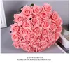 Fiori decorativi Simulazione di matrimonio Singolo fiore di rosa Germoglio Mobili Display Tabella asciutta Guida sfondo